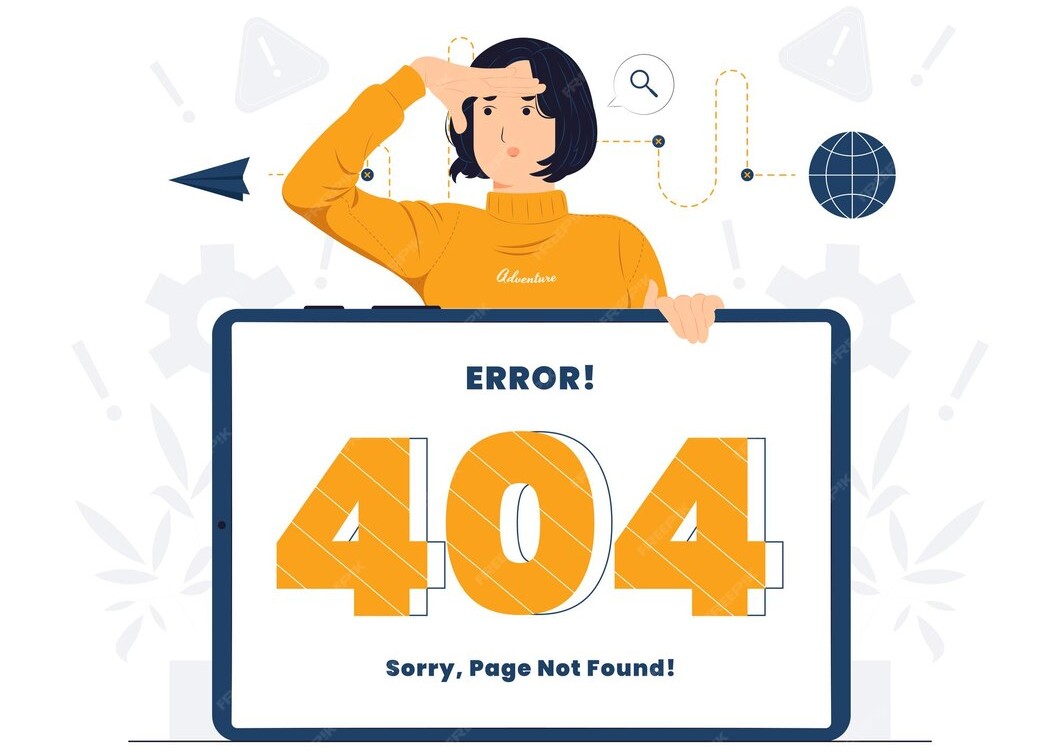 404 Error Illustration